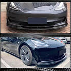 Tesla Model 3 2017- Frontlippe Lip V1 für Frontstoßstange (2017-2023, Carbon) Foto 3