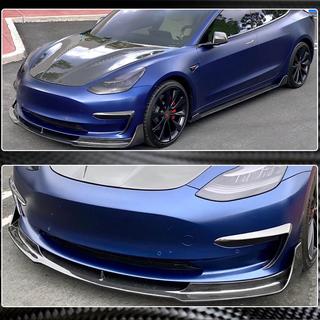 Frontlippe Lip V3 (2017-2023, Carbon) Tesla Model 3 2017- Foto 3