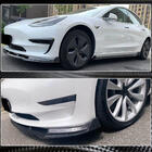 Tesla Model 3 2017- Frontlippe V5 für Stoßfänger (2017-2023, Carbon) Foto 3
