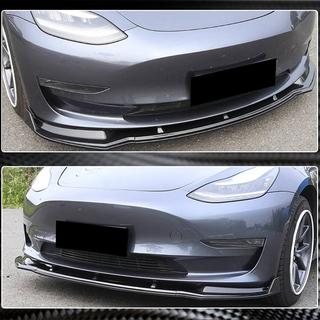 Frontlippe V5 für Stoßfänger (2017-2023, Carbon) Tesla Model 3 2017- Foto 4