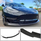 Tesla Model 3 2017- Frontlippe Stoßstange Lip V6 (2017-2023, Carbon) Foto 1