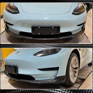 Frontlippe Lip V7 (2017-2023, Carbon) Tesla Model 3 2017- Foto 3