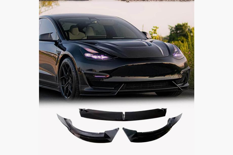 Tesla Model 3 2017- Frontstoßstangen Lippe ABS V9 (2017-2023) Foto 1