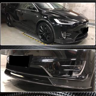 Frontstoßstangenlippe Aufsatz (2015-2021, Carbon) Tesla Model X 2015- Foto 4