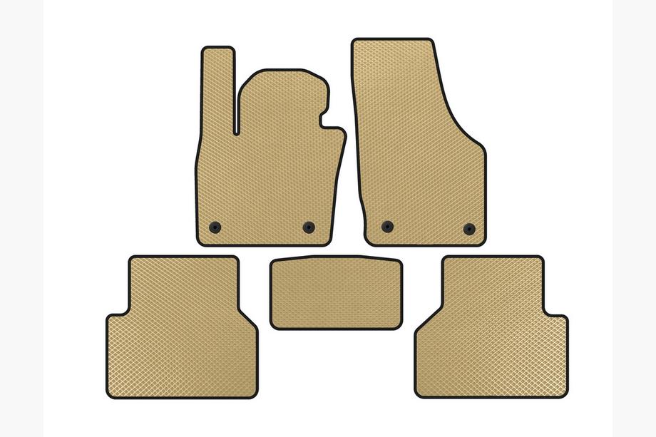 Audi Q3 2011-2019 EVA Fußmatten (Beige) Image