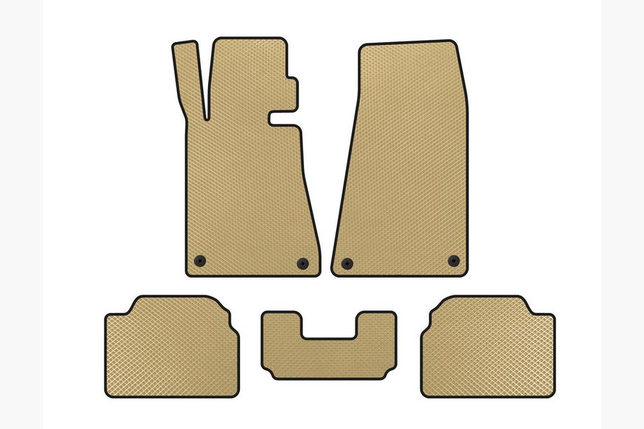 BMW 5 Series E34 1988-1995 EVA Fußmatten (Beige) Image