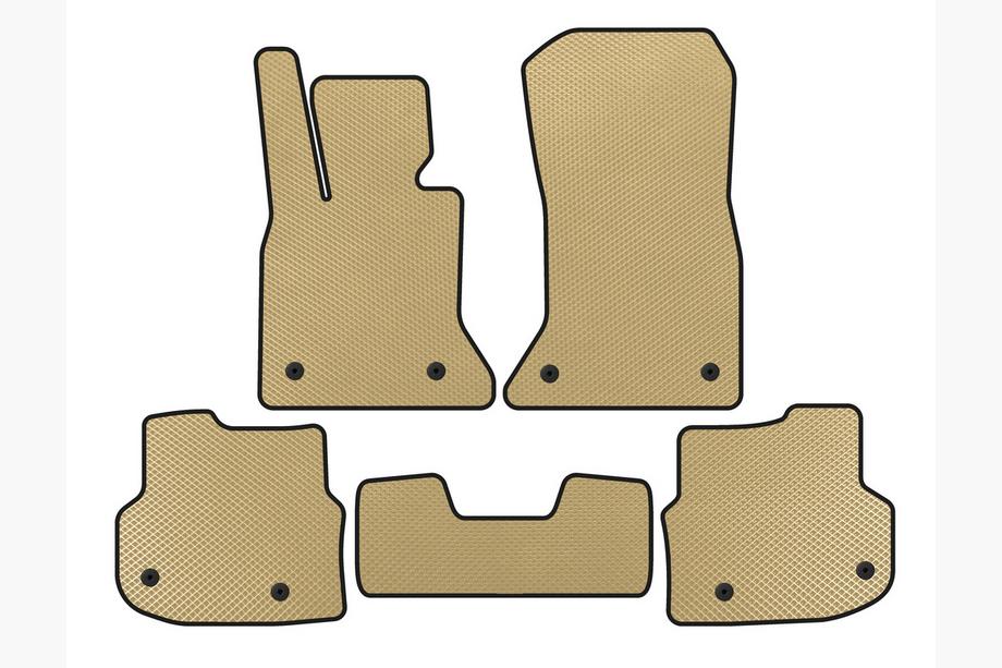 BMW 5 Series F10/F11 2010–2016 Fußmatten 2010-2013 (EVA, beige) Foto 1
