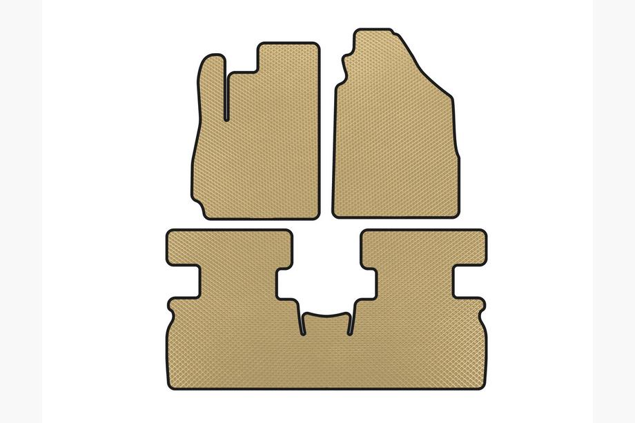 Jetour X70 2018- EVA Fußmatten (2 Reihen, Beige) Image