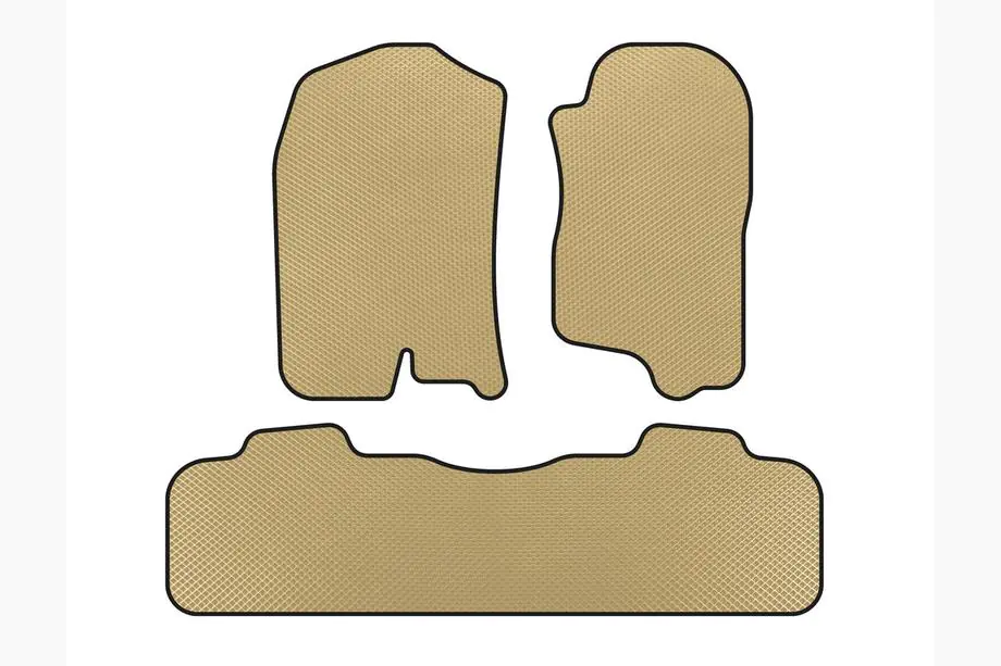 Chevrolet Tahoe 2007-2014 EVA Fußmatten (2 Reihen, 2007-2014, Beige) Image
