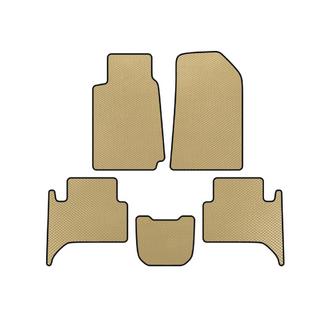 EVA Fußmatten (2 Reihen, Beige)