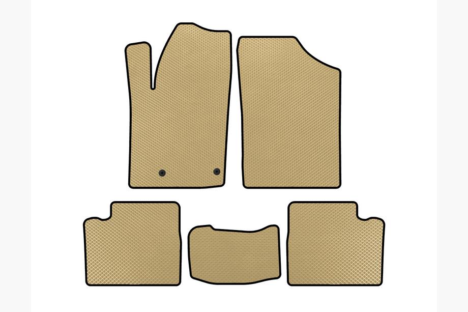 Citroen Berlingo 1996-2008 EVA Fußmatten (Beige) Image