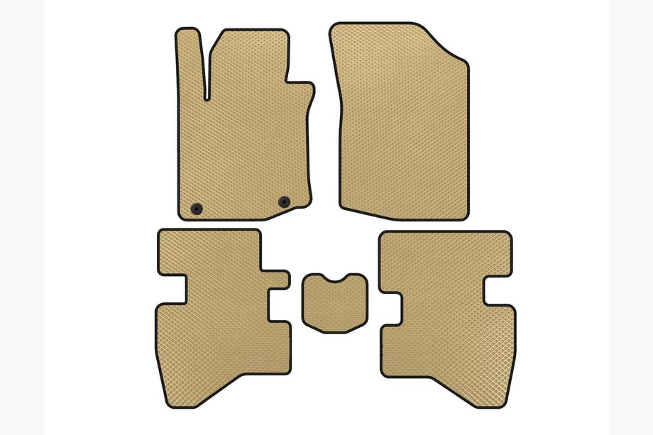 Citroen C-1 2005-2014 EVA Fußmatten (HB, Beige) Image