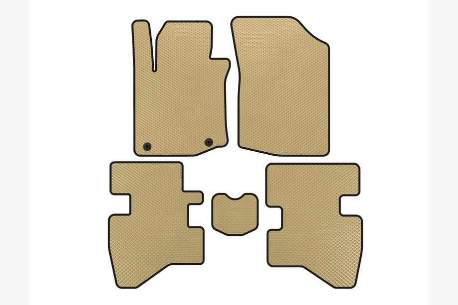 Citroen C-1 2014-2021 EVA Fußmatten (HB, Beige) Image
