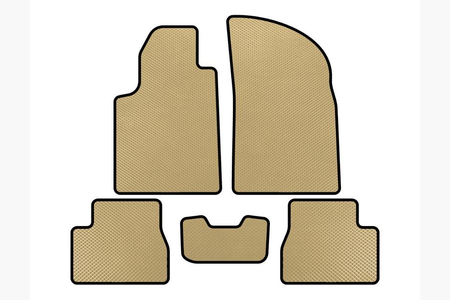 Citroen C-3 2002-2009 EVA Fußmatten (Beige) Image