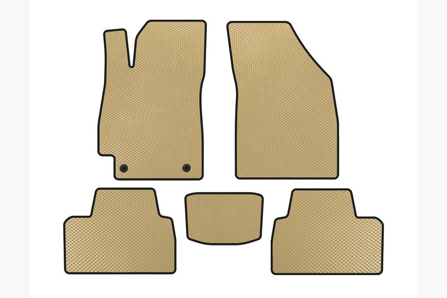 Daewoo Nubira 1997-1999 EVA Fußmatten (SD, Beige) Image