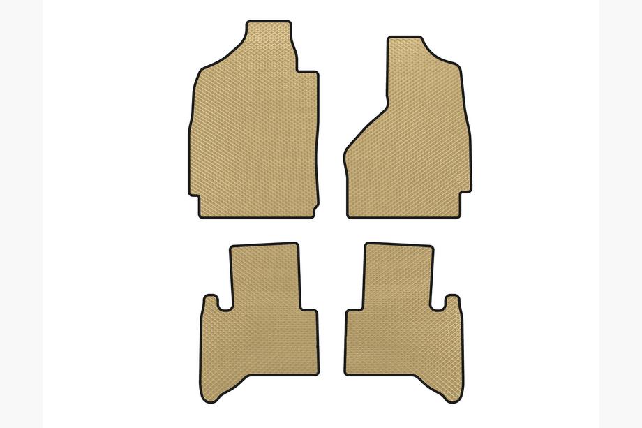 Dodge RAM (DR/DH/D1/DC/DM) 2002–2009 EVA Fußmatten (2002-2009, Beige) Foto 1