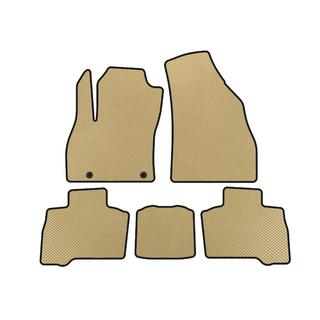 EVA Fußmatten (für Qubo, 2016+, Beige) Fiat Fiorino/Qubo 2008-2024