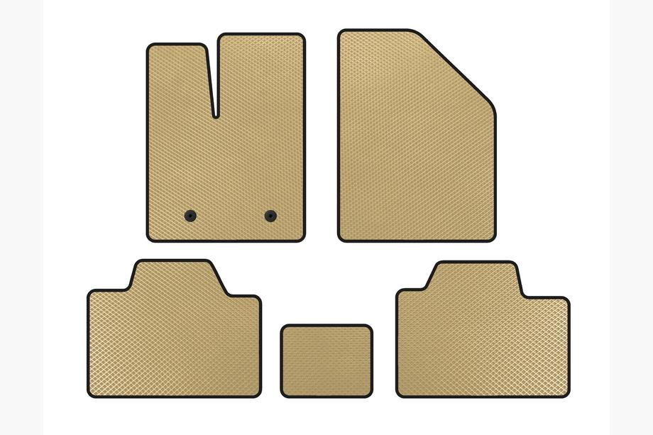 Ford Edge 2006-2014 EVA Fußmatten (Beige) Image