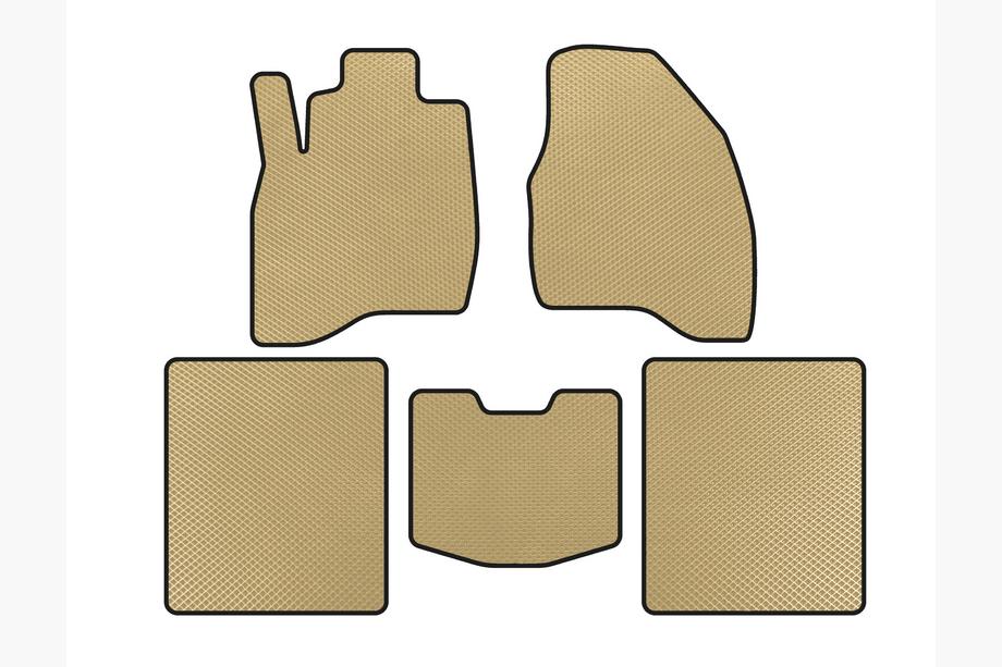 Ford Explorer 2011-2019 EVA Fußmatten (2015-2019, 5-Sitzer, Beige) Image