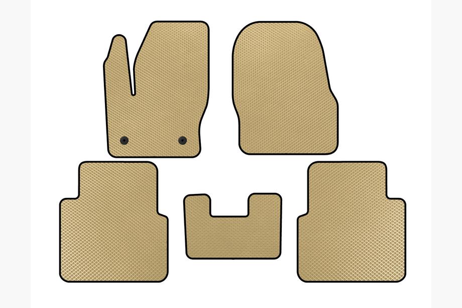 Ford Connect 2014-2021 EVA Fußmatten (Beige) Image