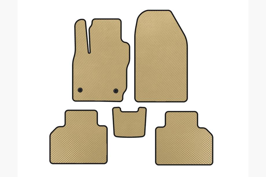Ford Courier 2014-2023 EVA Fußmatten (Beige) Image