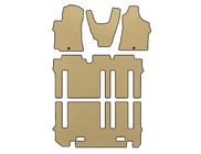 Hyundai H300, H1, Starex 2008-2020 EVA Fußmatten (kompletter Innenraum, Beige) Foto 1