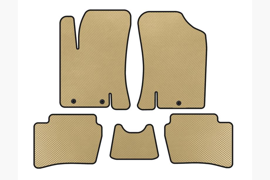 Hyundai I-20 2008-2012 EVA Fußmatten (HB, Beige) Image