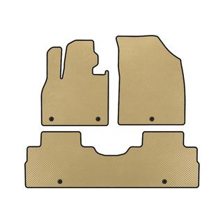 EVA Fußmatten (2 Reihen, 8-Sitzer, Beige)