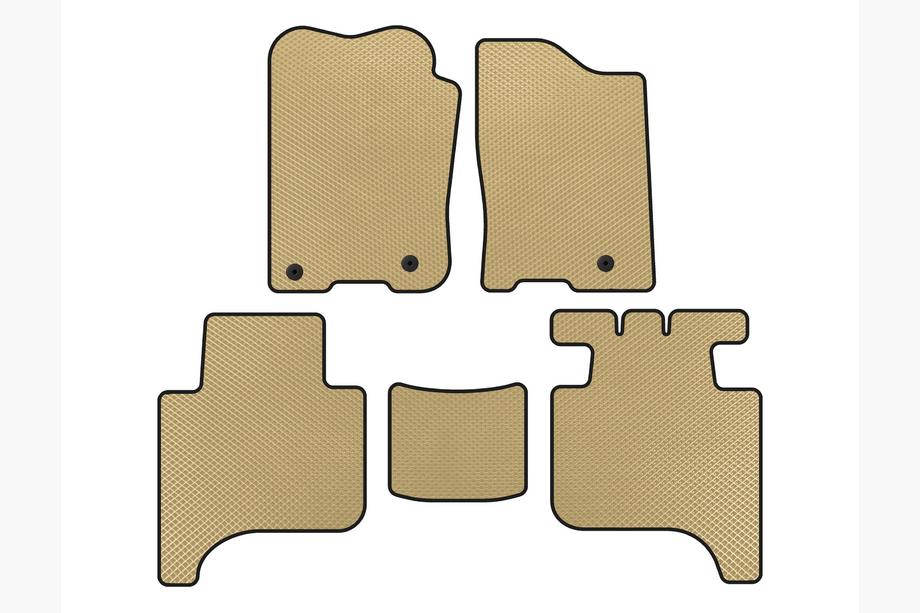 Infiniti QX56 2004-2010 EVA Fußmatten (2 Reihen, 2004-2008, Beige) Image