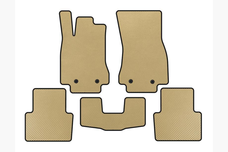 Jaguar XF 2009-2016 EVA Fußmatten (Beige) Image