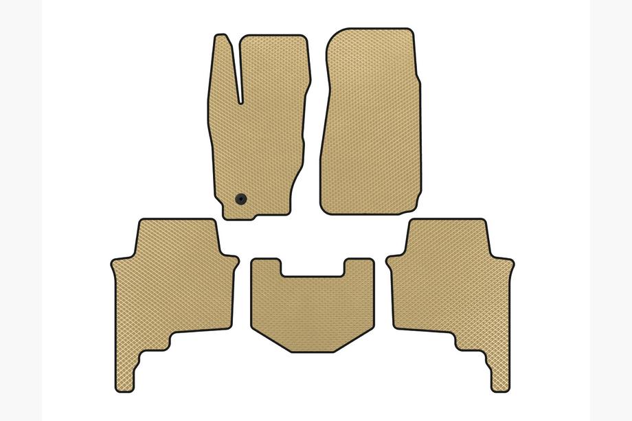 Jeep Commander 2005-2010 EVA Fußmatten (Beige) Image