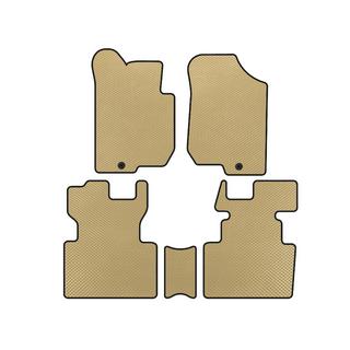EVA Fußmatten (2006-2012, 2 Reihen, 7-Sitzer, Beige)