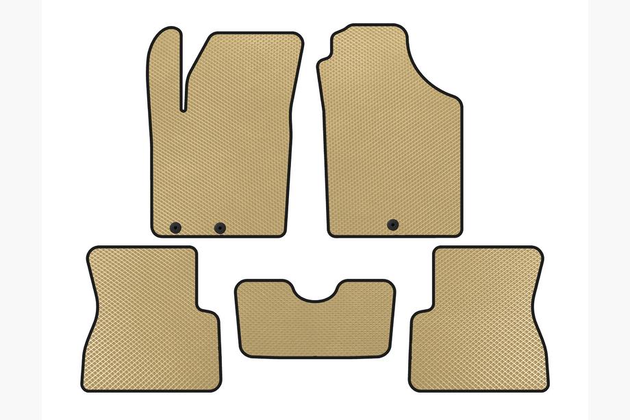 Kia Picanto 2011-2016 EVA Fußmatten (Beige) Image