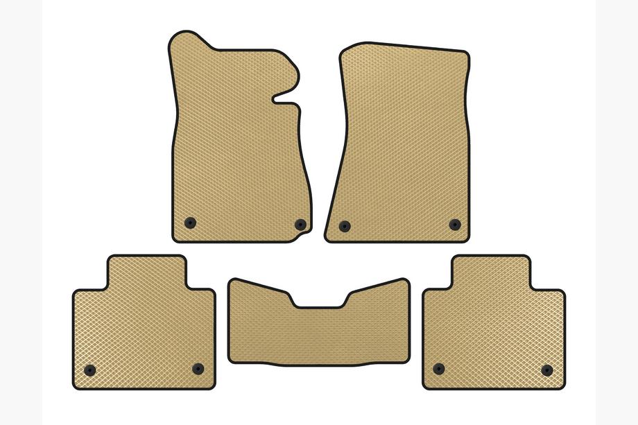 Lexus GS 2011-2020 EVA Fußmatten (2011-2015, SD, Kein Allrad, Beige) Image