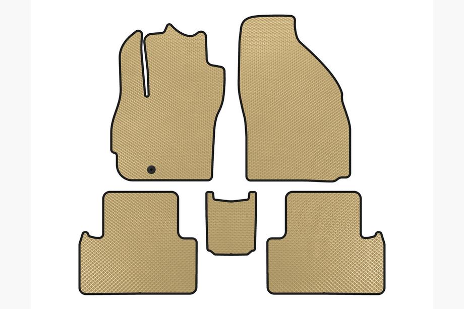 Mazda 5 2005-2009 EVA Fußmatten (2 Reihen, 7-Sitzer, Beige) Image