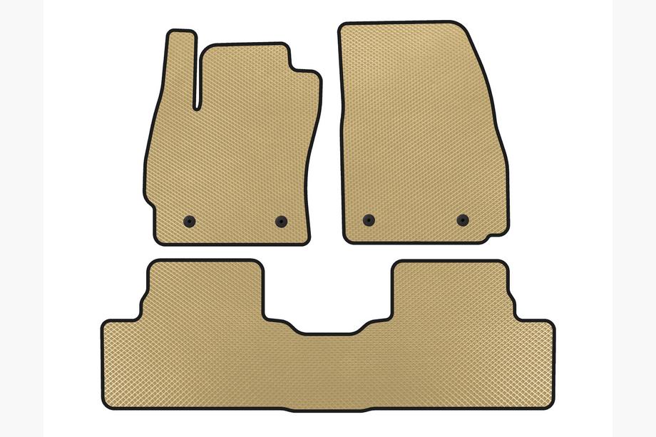 Mazda 5 2010-2018 EVA Fußmatten (2 Reihen, Beige) Image