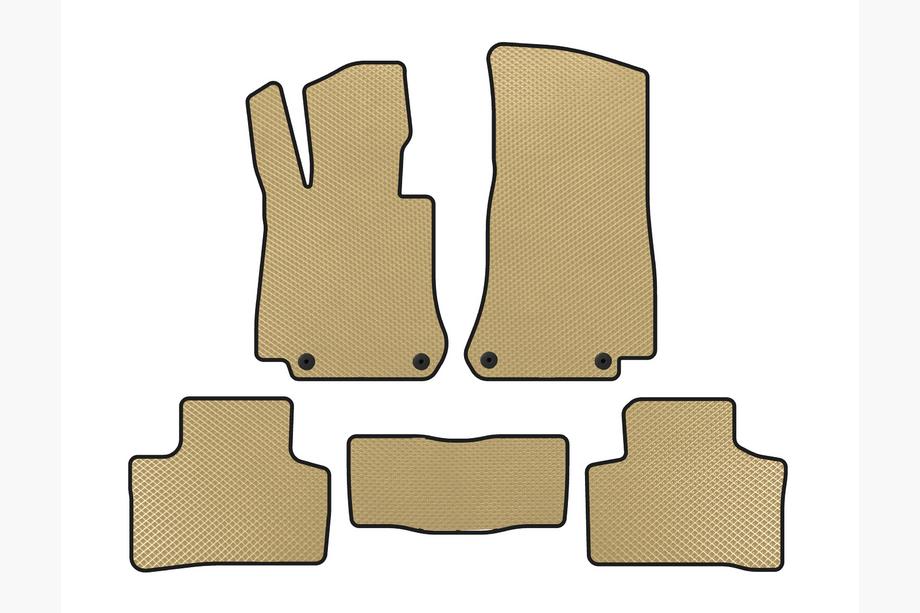 Mercedes EQC 2019-2023 EVA Fußmatten (Beige) Image