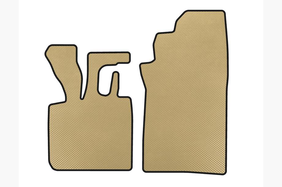Smart 1998-2007 EVA Fußmatten (1998-2003, Cabrio, Beige) Image