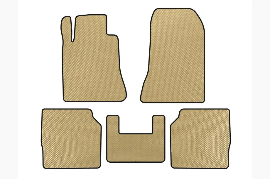 Mercedes S-class W140 1991-1998 EVA Fußmatten (SD, Langversion, Beige) Image