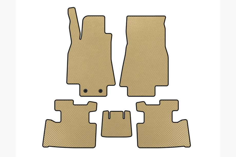 Mercedes A-class W169 2004-2012 EVA Fußmatten (2004-2008, Schrägheck, 5-türig, Beige) Image