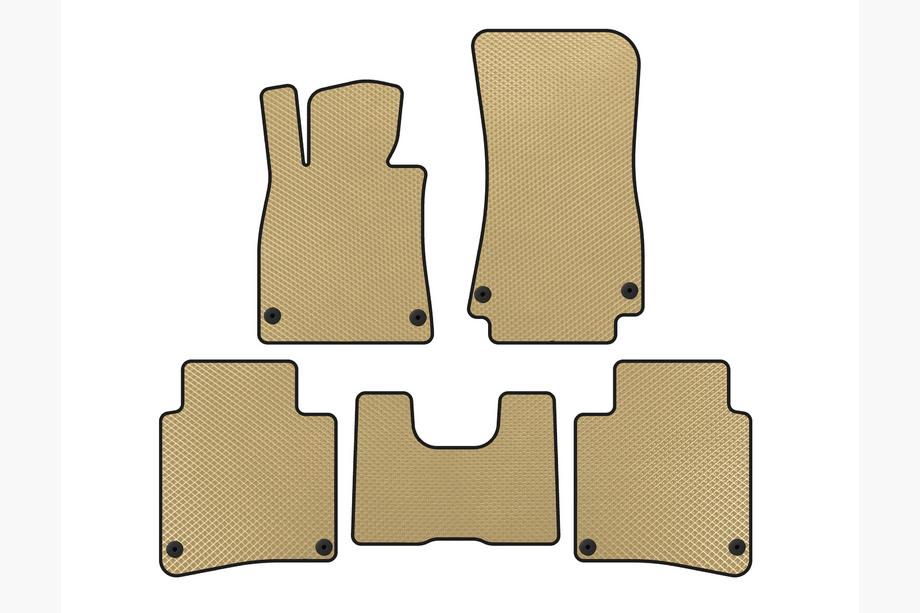 Mercedes S-class W222 2013-2022 EVA Fußmatten (2017-2020, SD, Langversion, Beige) Image