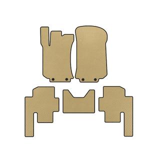 EVA Fußmatten (2 Reihen, Beige)