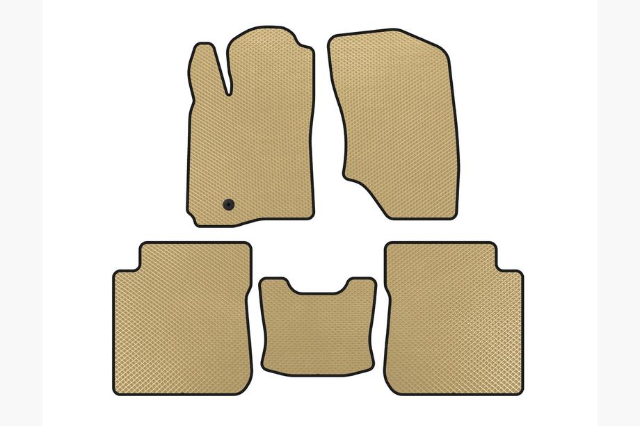 Mitsubishi Outlander 2001-2006 EVA Fußmatten (Beige) Image
