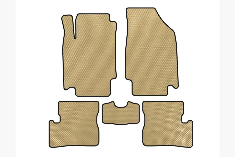 Nissan Micra K12 2003-2010 EVA Fußmatten (HB, Beige) Image