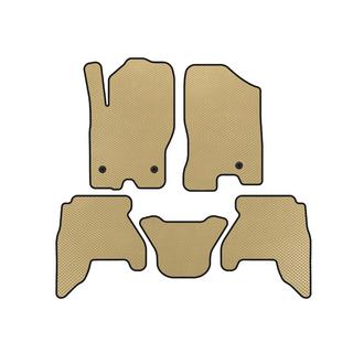 EVA Fußmatten (2 Reihen, Beige)