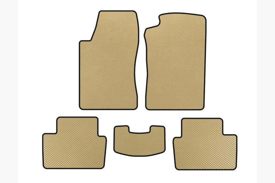 Opel Vectra B 1995-2002 EVA Fußmatten (LB, Beige) Image