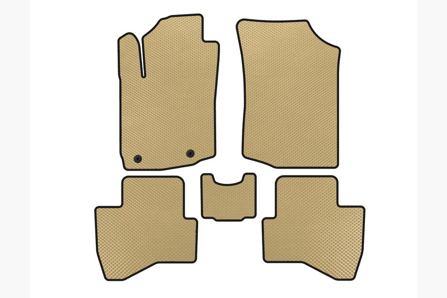 Peugeot 108 2014-2021 EVA Fußmatten (HB, Beige) Image