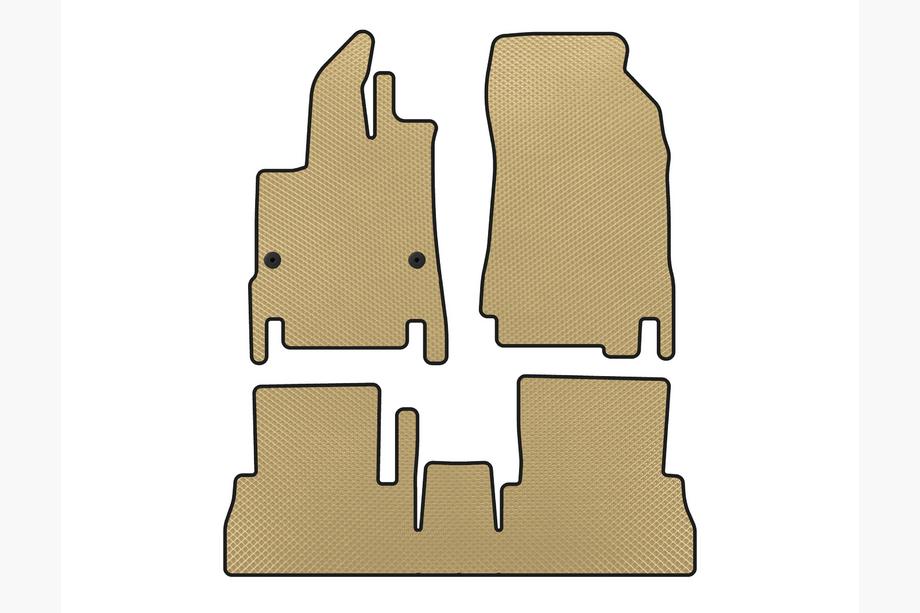 Peugeot Partner/Rifter 2019- EVA Fußmatten (7-Sitzer/Langer Radstand, Beige) Image