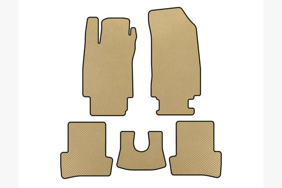 Renault Clio III 2005-2012 EVA Fußmatten (Beige) Image