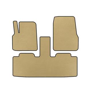 EVA Fußmatten (2 Reihen, 7-Sitzer, Beige)